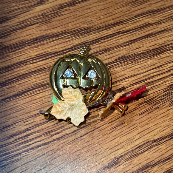 Pumpkin Brooch - Picture 4 of 5